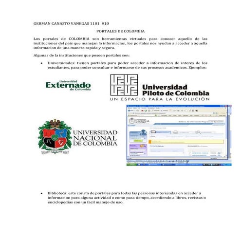 Portales de colombia