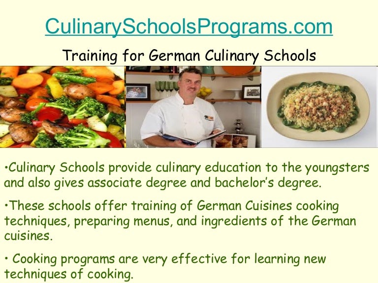 How to Find German Culinary Schools for Cooking Art