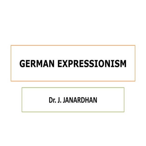 German expressionism