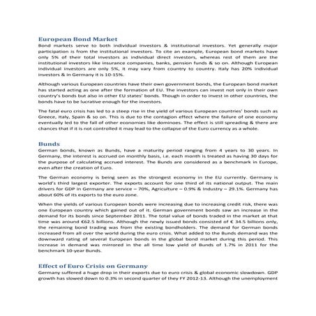 German Government Bonds/Bunds