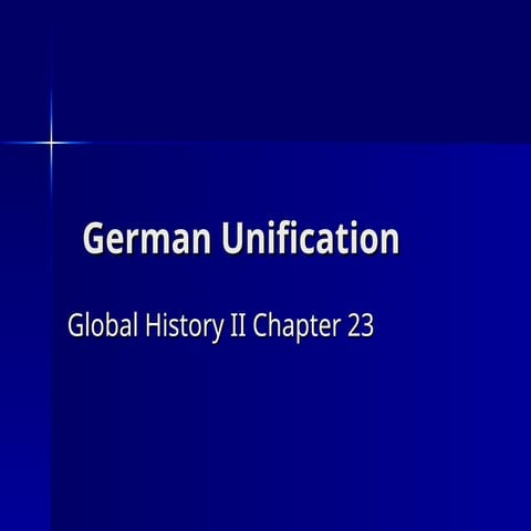 German     Unification under mazinee .ppt