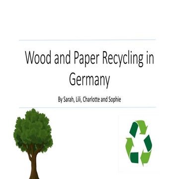 Germany - Wood and paper recycling in Germany