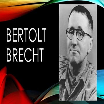 Germany bertolt brecht_präsentation