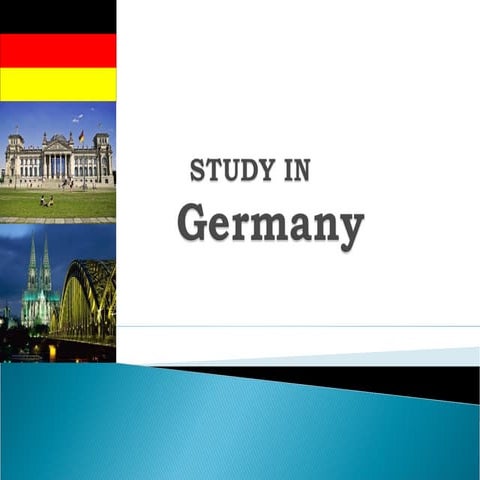 Study in Germany- Free Education in 30 state University 
