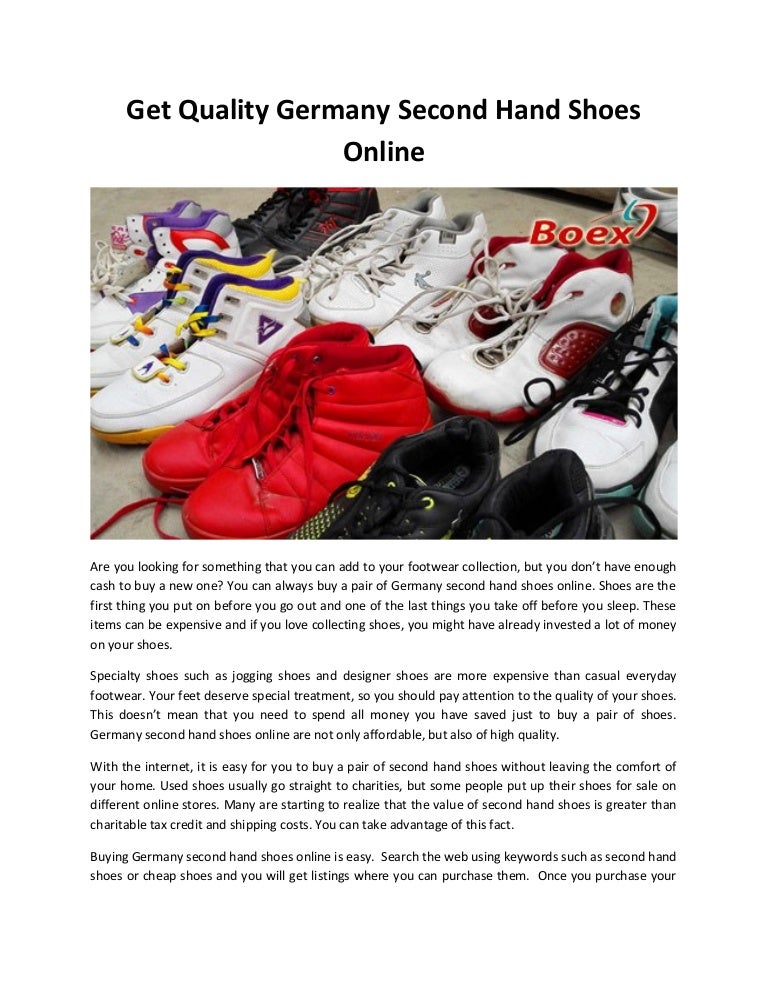 buy second hand shoes online