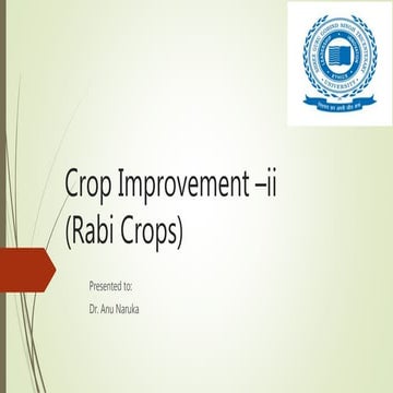 Germplasm activities