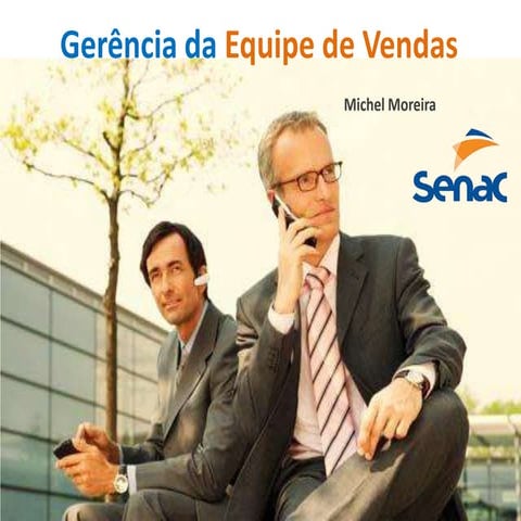 Gerência da Equipe de Vendas | PPTX