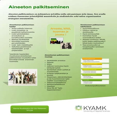 Geronomiopiskelijoiden posterit 2015