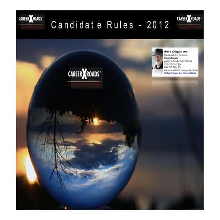Gerry Crispin - Candidate Rules 2012