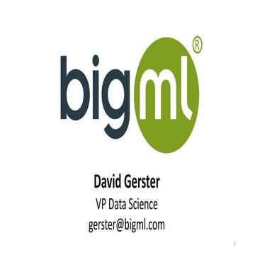Anomaly Detection with BigML