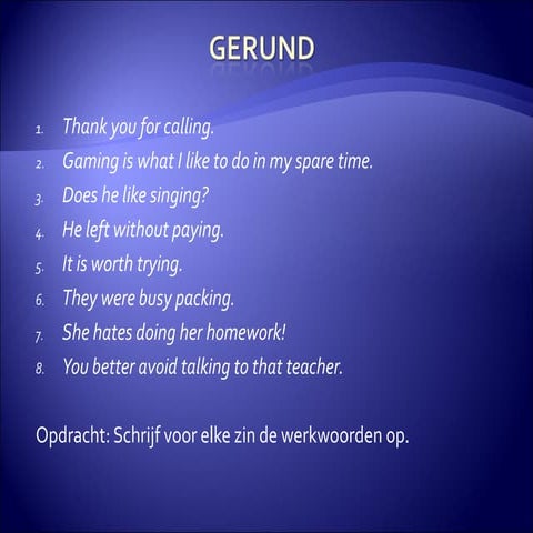 Gerund
