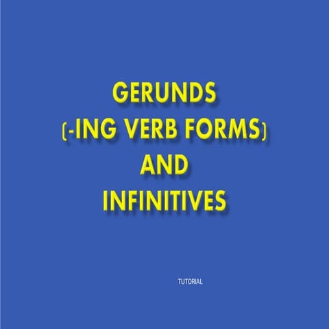 Gerund vs.-infinitive