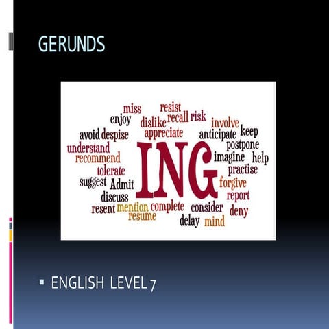 Gerunds | PPTX