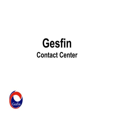 Gesfin contact center