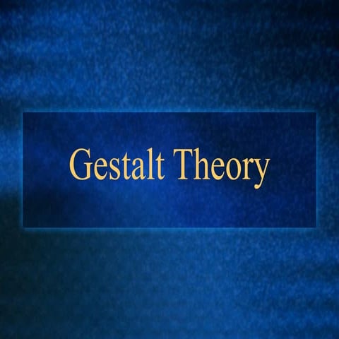 Gestalt presentation
