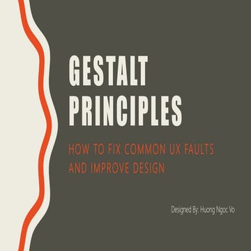Gestalt principle