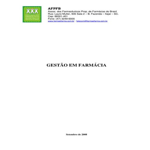 Gestao em farmacia