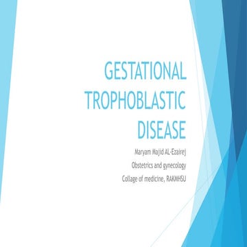 Gestational trophoblastic disease