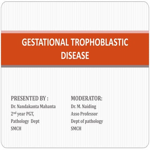 Gestational trophoblastic disease 