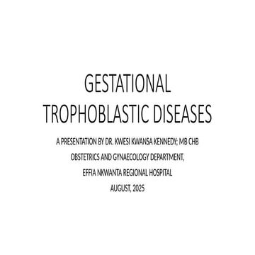 Comprehensive Overview of Gestational Trophoblastic Diseases: Diagnosis ...