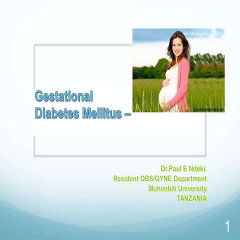 Figo infographics on Gestational Diabetes | PDF