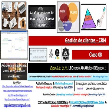 Curso Clase de Gestión de relación con el cliente - CRM  08