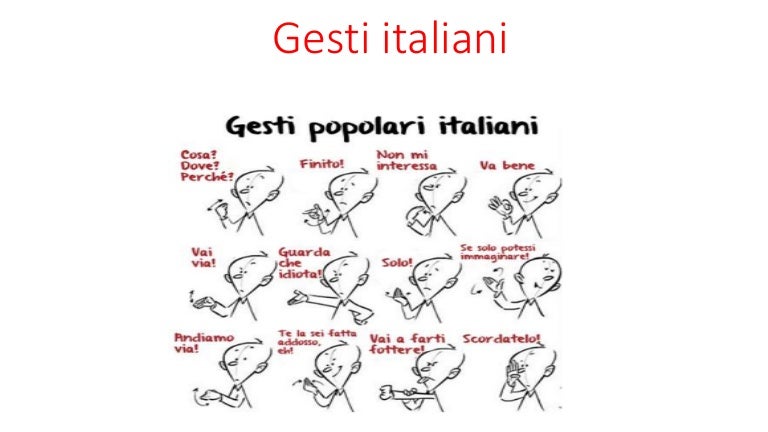 Gesti italiani