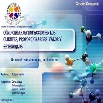 Gestion Comercial , Satisfaccion al Cliente