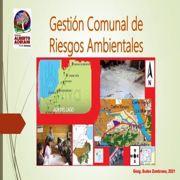 Gestión comunal de riesgos ambientales
