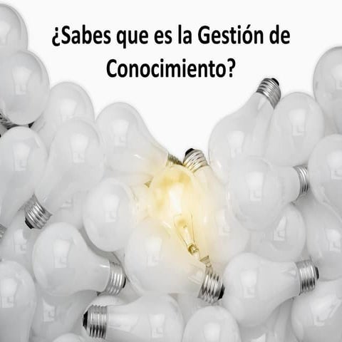 Gestión de conocimiento