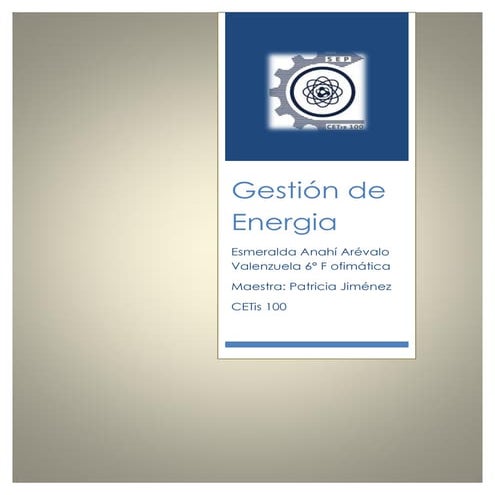 Gestión de energía