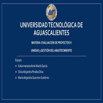 Gestión del abastecimiento 2