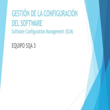Software Configuration Management