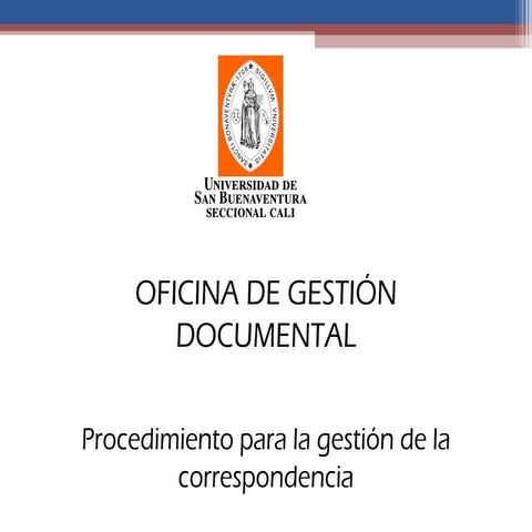 Gestión de la correspondencia