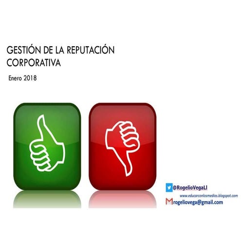 Gestión de la reputación corporativa