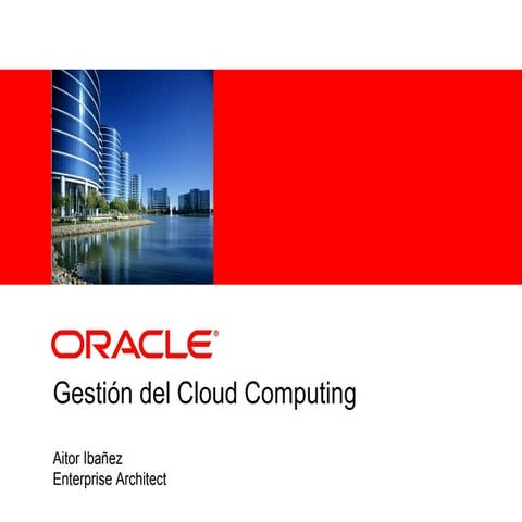 Gestión del Cloud Computing