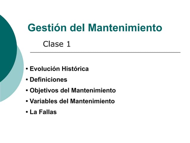 Gestión del Mantenimiento - Clase (1).pdf