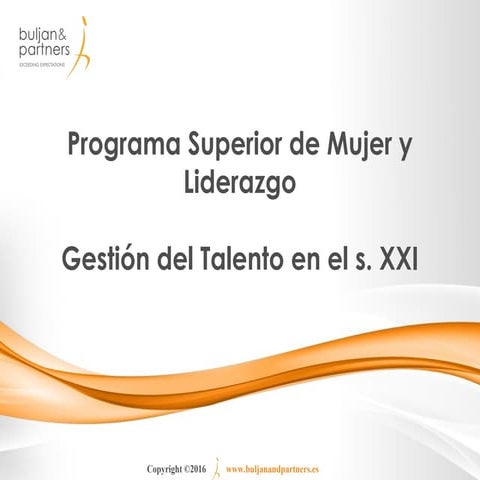 Gestión del talento s. XXI (adaptado)