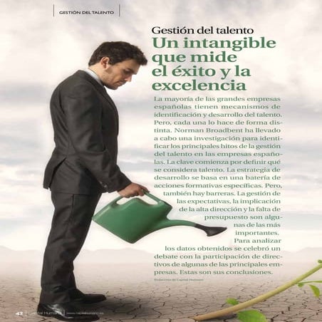 Gestión del talento un intangible que mide el éxito y la excelencia