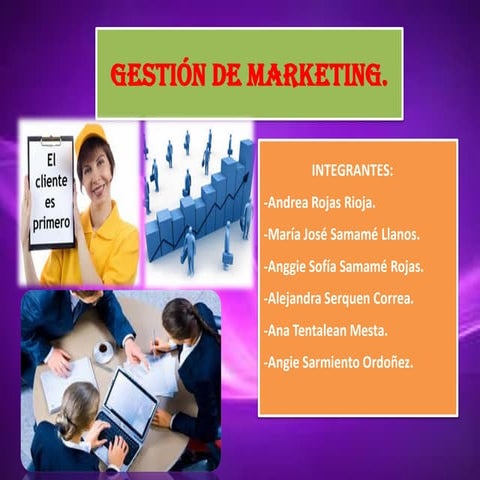 Gestión de Marketing