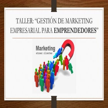 Gestión de Marketing Empresarial - Sesión 01