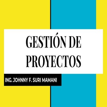 GESTIÓN DE PROYECTOS