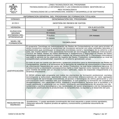 Gestión de Redes de Datos