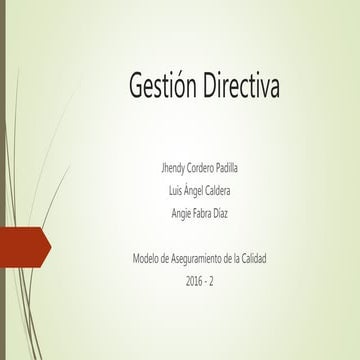 Gestión directiva