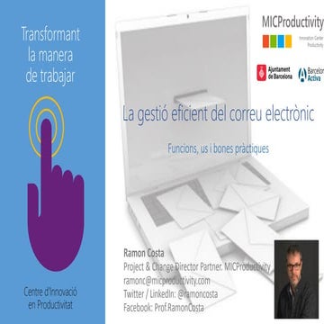 Material taller "Gestió Eficient Correu Electrònic" (Cibernarium, 23-9)