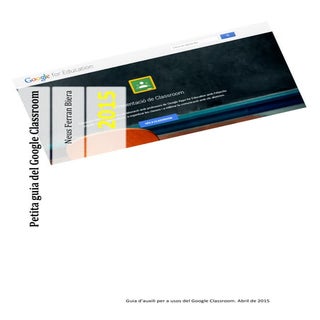 Gestió googleclassroom