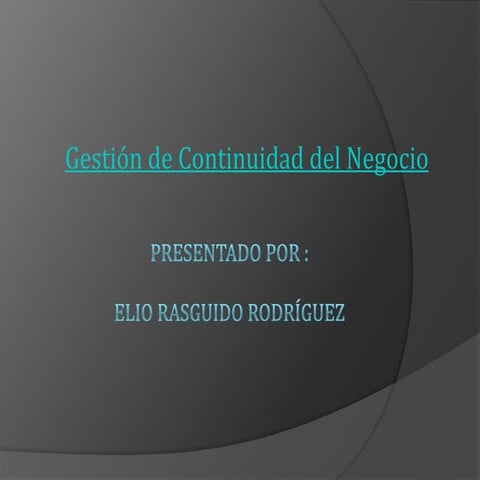Plan continuidad del negocio (BCP) | DOC