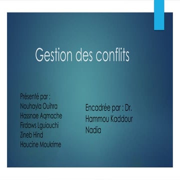 Gestion des conflits : stratégies, types et résolution efficace en ...