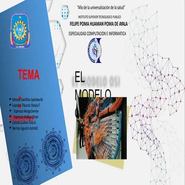 EL MODELO OSI Gestion de red