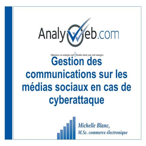 Gestion des communications sur les médias sociaux en cas de cyberattaque